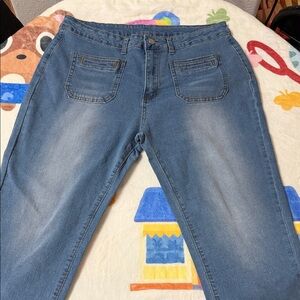 Classic Light Wash Denim Jeans